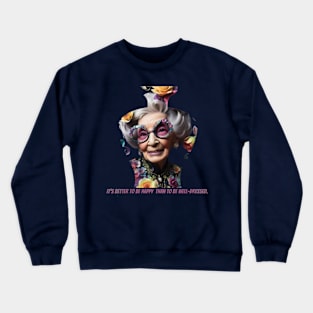 Iris Apfel fashion Crewneck Sweatshirt